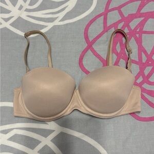 Victoria’s Secret PINK Nude Wear Everywhere Multi-Way Push-Up Bra